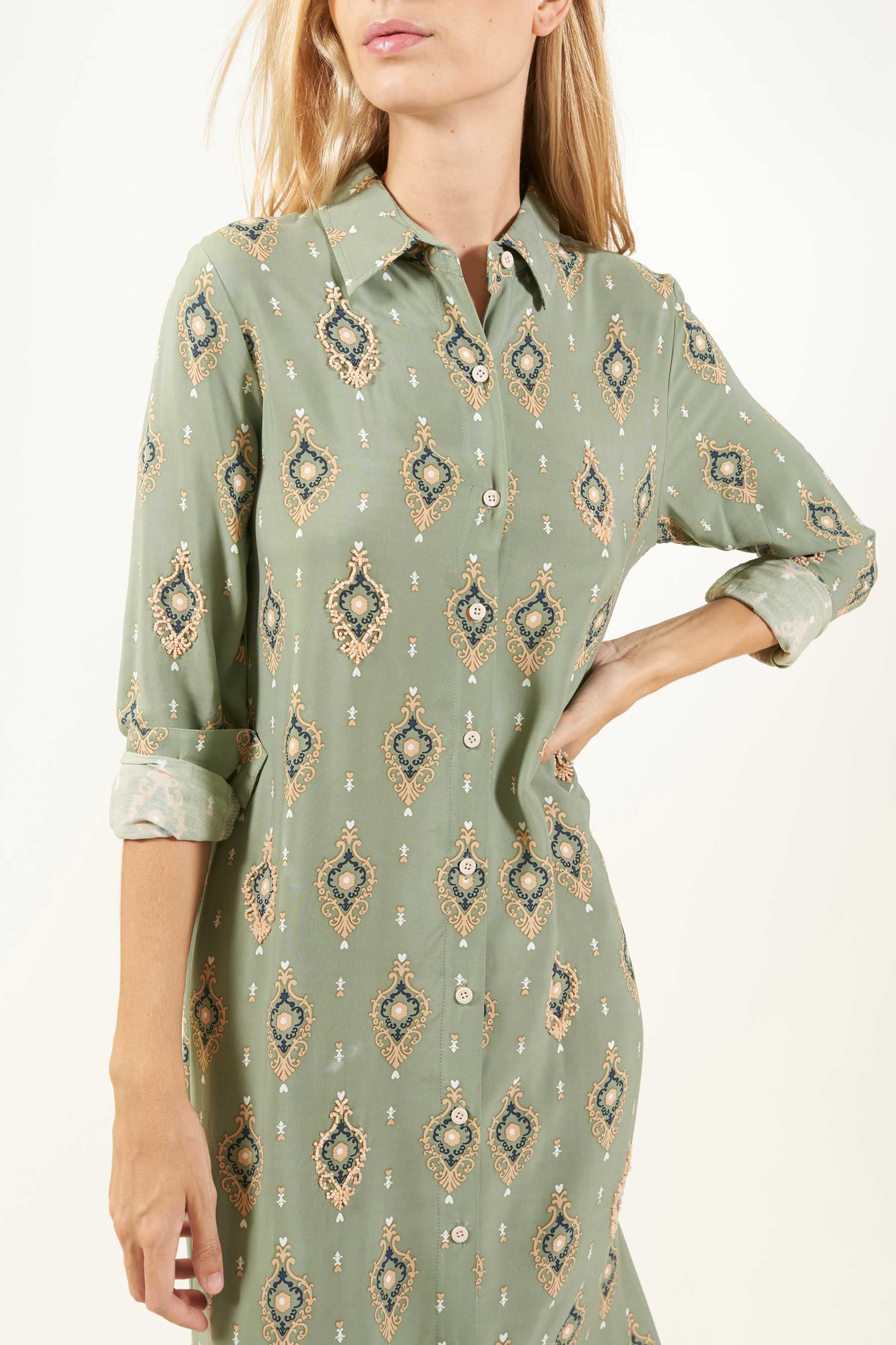 LONG DRESS DOMETT INDAH - Vestido largo