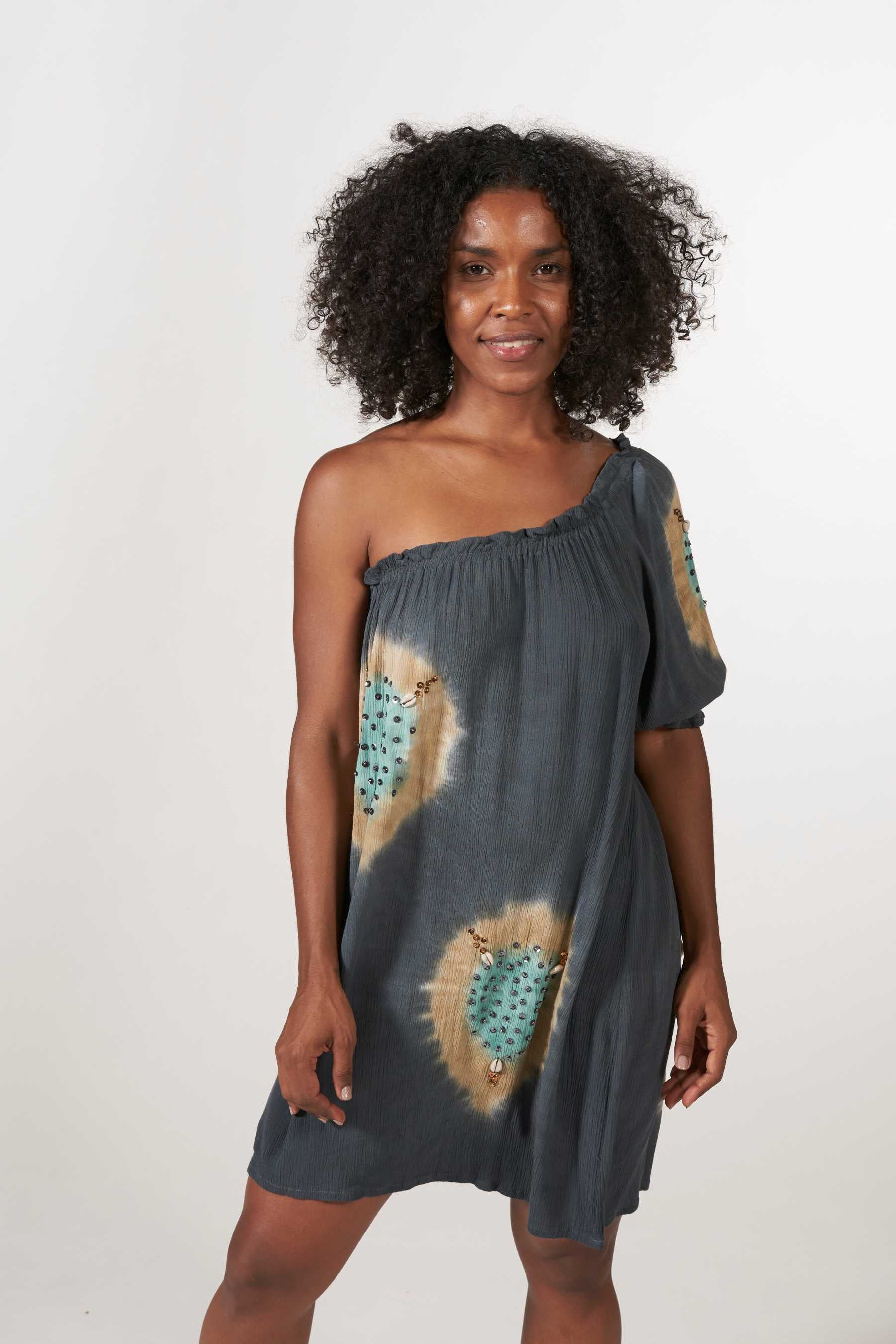 SHORT DRESS WABI WABISABI - Vestido corto