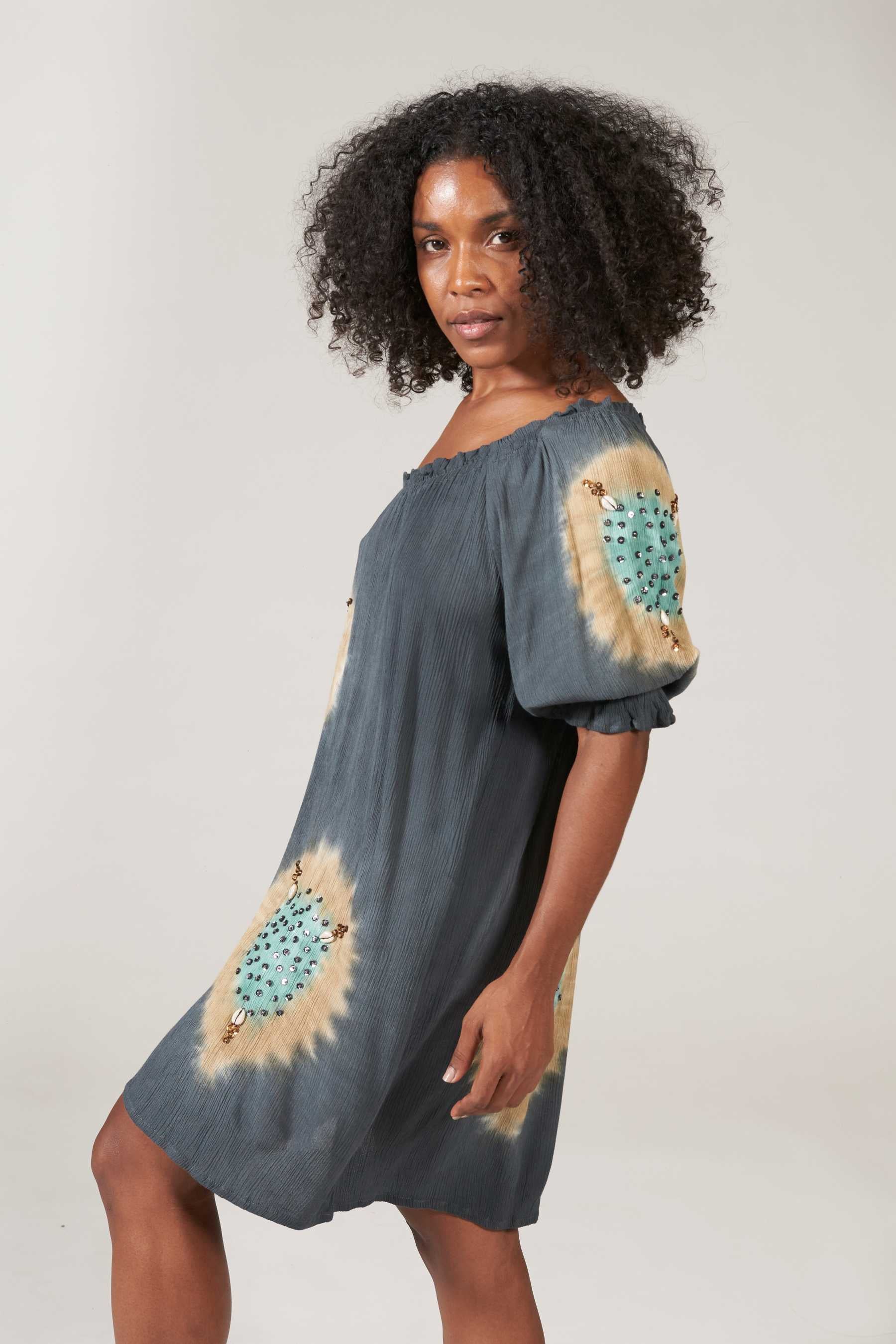 SHORT DRESS WABI WABISABI - Vestido corto