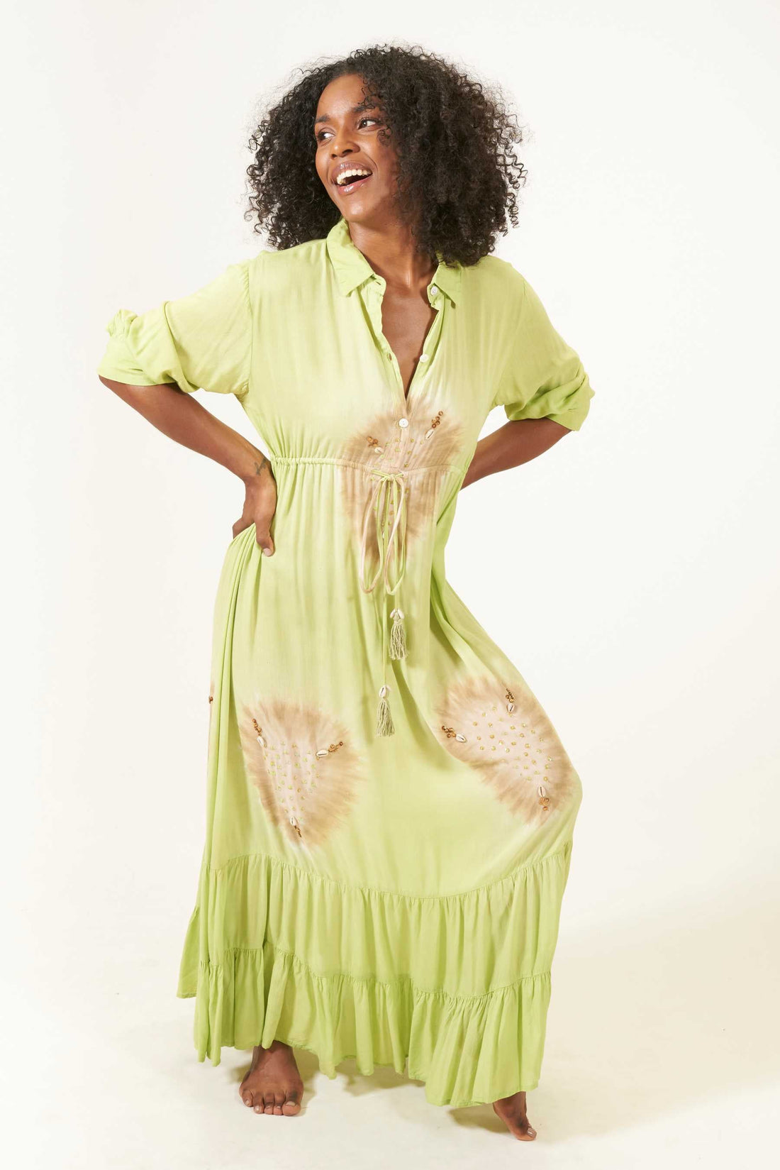 LONG DRESS FUNDY WABISABI