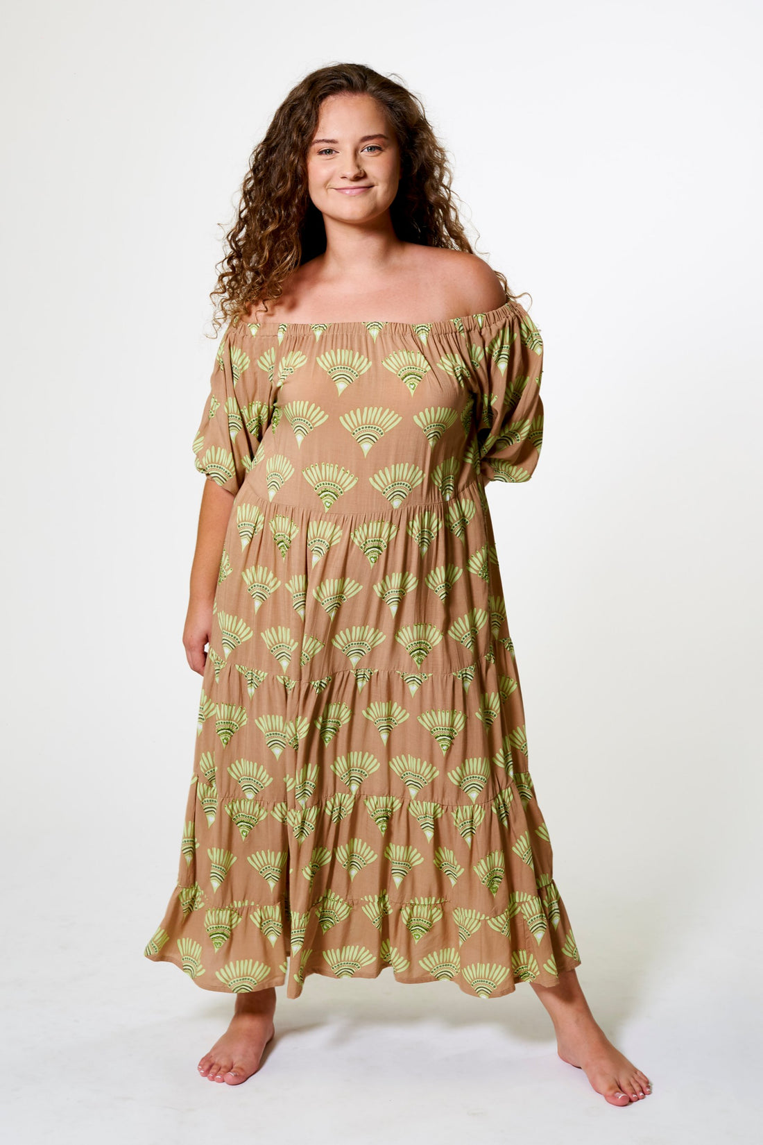 LONG DRESS BONDI AKARI Caramel