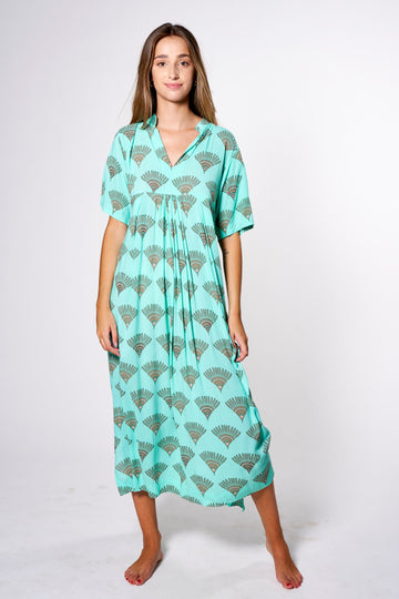 LONG DRESS HALEIWA AKARI Sea