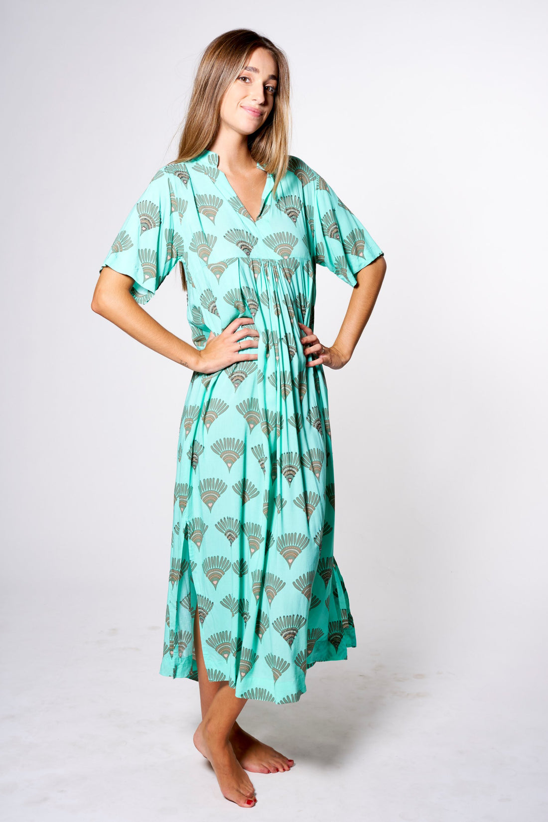 LONG DRESS HALEIWA AKARI Sea