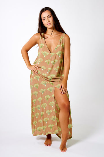 LONG DRESS DIANI AKARI Caramel