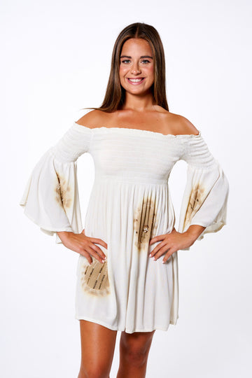 SHORT DRESS GRANA WABISABI