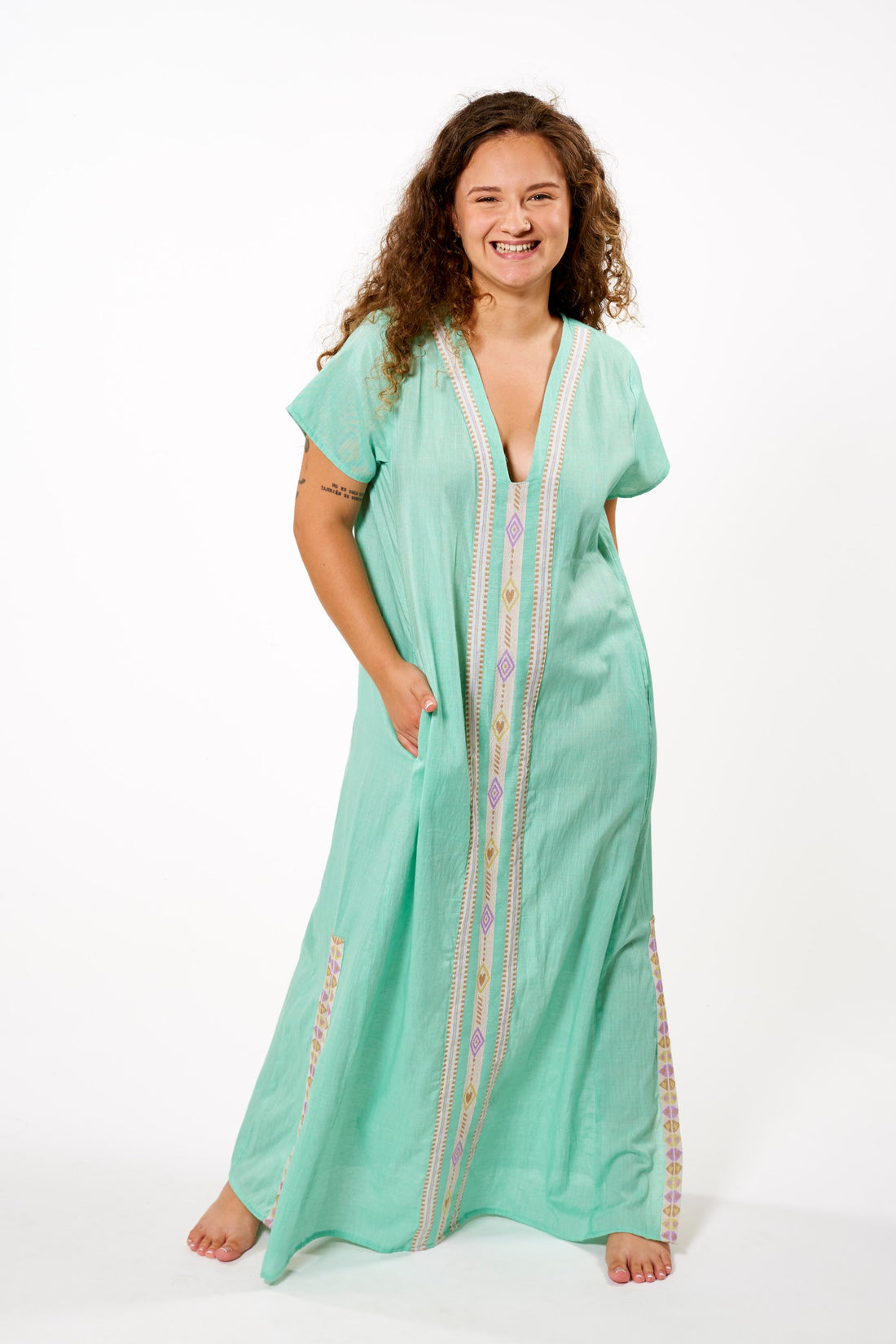 LONG DRESS CAMBAIE JACQUARD