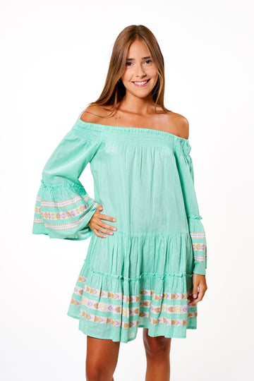 SHORT DRESS KALONIA JACQUARD