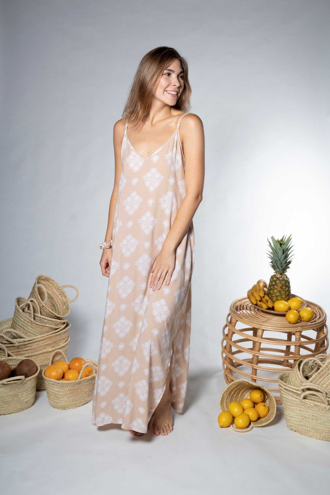 LONG DRESS TEBAS YUGEN - Vestido largo