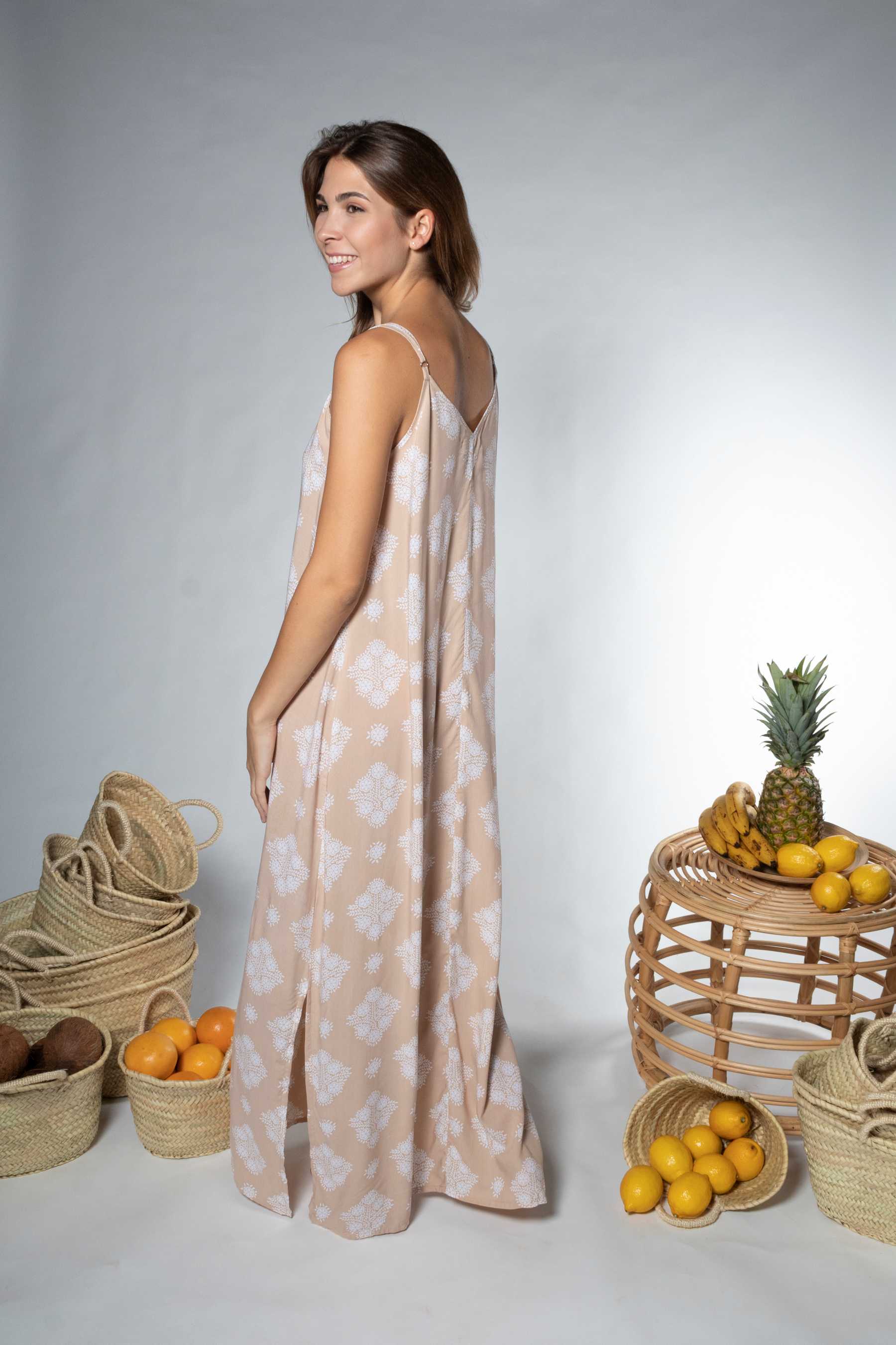 LONG DRESS TEBAS YUGEN - Vestido largo