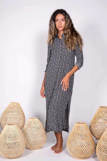 LONG DRESS DOMETT WAILELE - Vestido largo