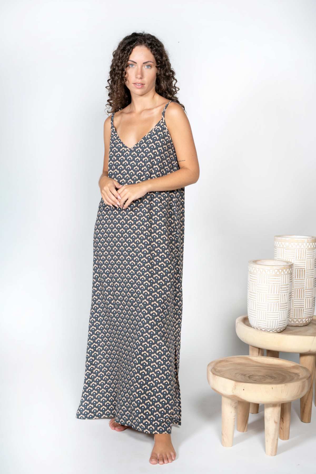 LONG DRESS TEBAS AURORA - Vestido largo