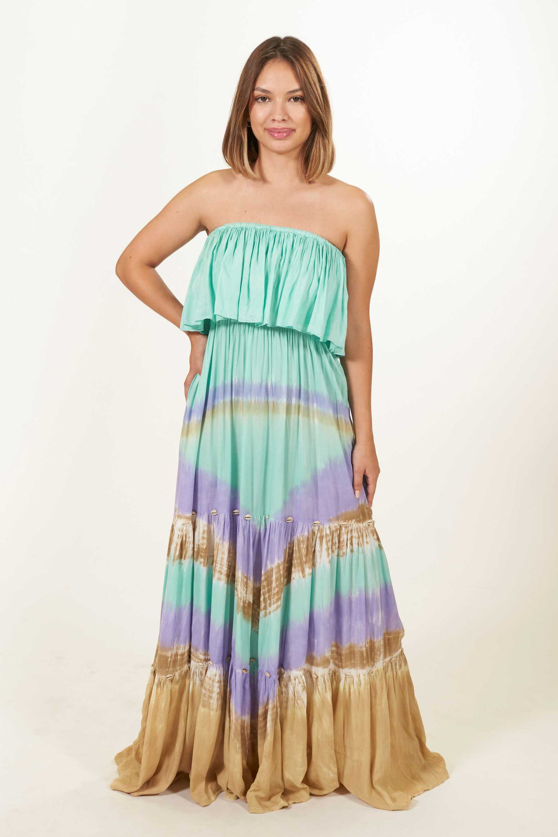 LONG DRESS ARANDANO VIRAGO - Vestido largo