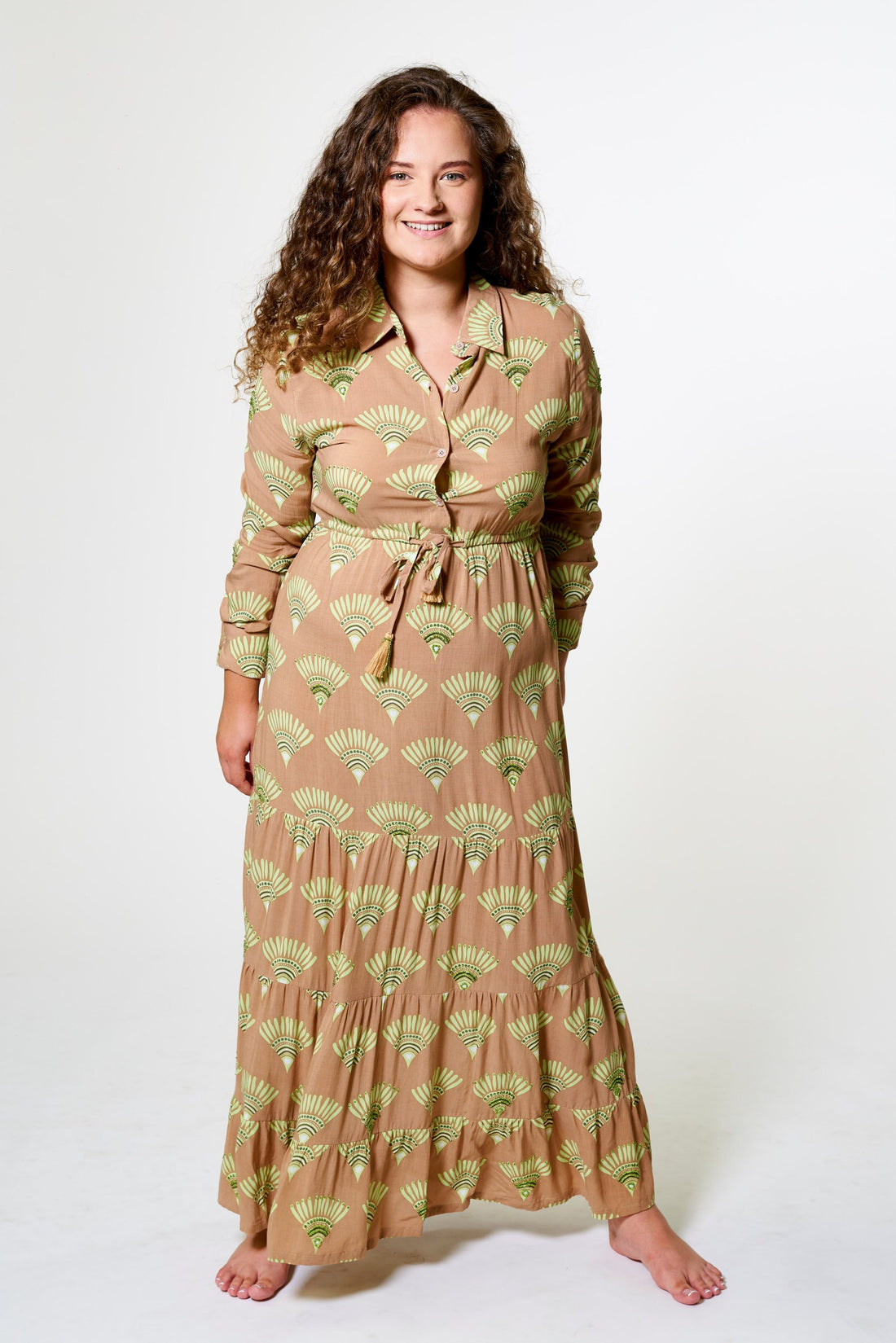 LONG DRESS FUNDY AKARI Caramel