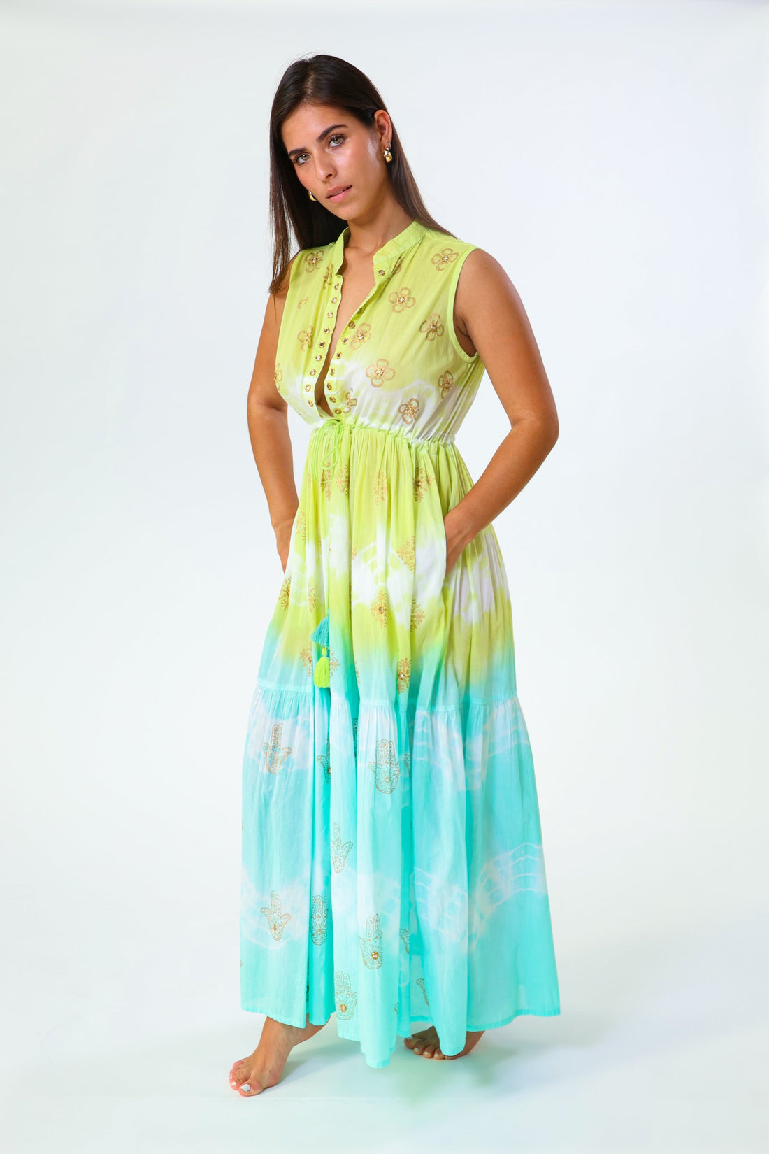 LONG DRESS CURACAO SHAKTI