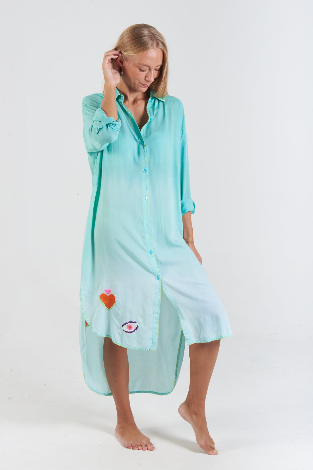 VESTIDO CAMISERO MIDI KUTA MURUMURU