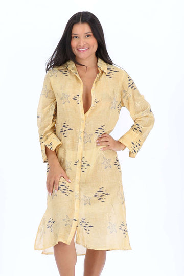 SAGARA MANDALA SHIRT DRESS