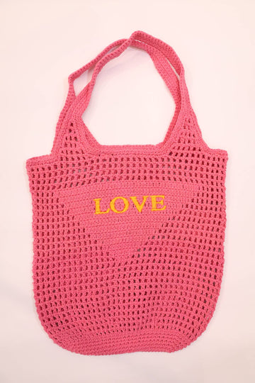 BOLSO CROCHET LOVE