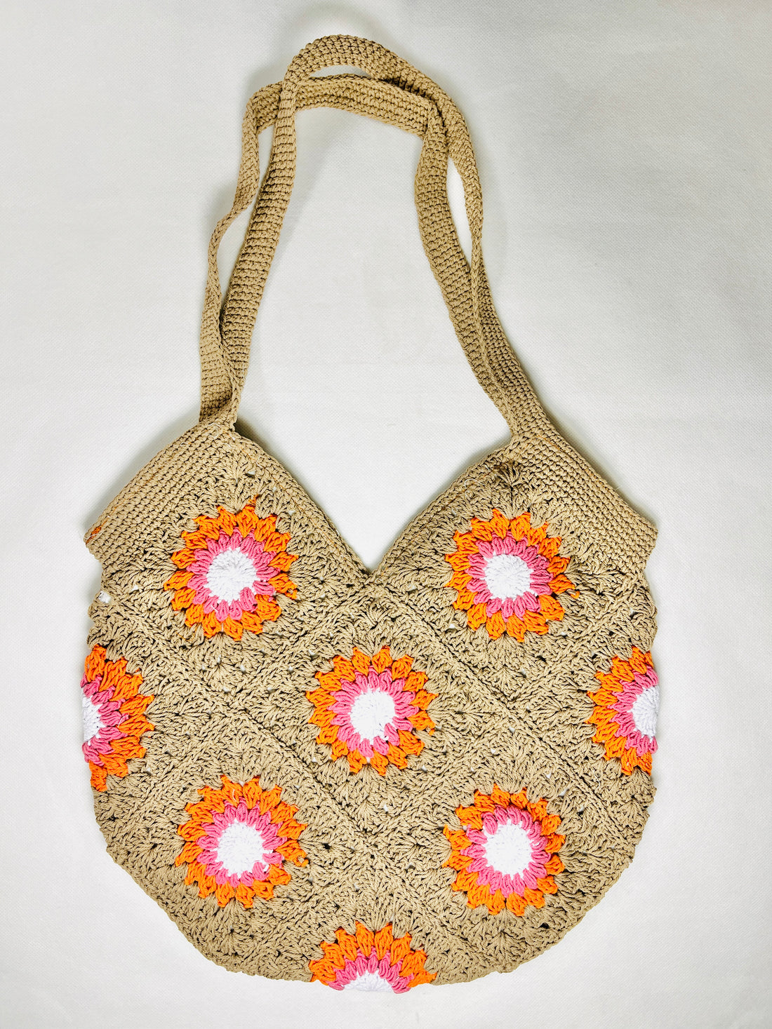 BOLSO CROCHET FLOWER