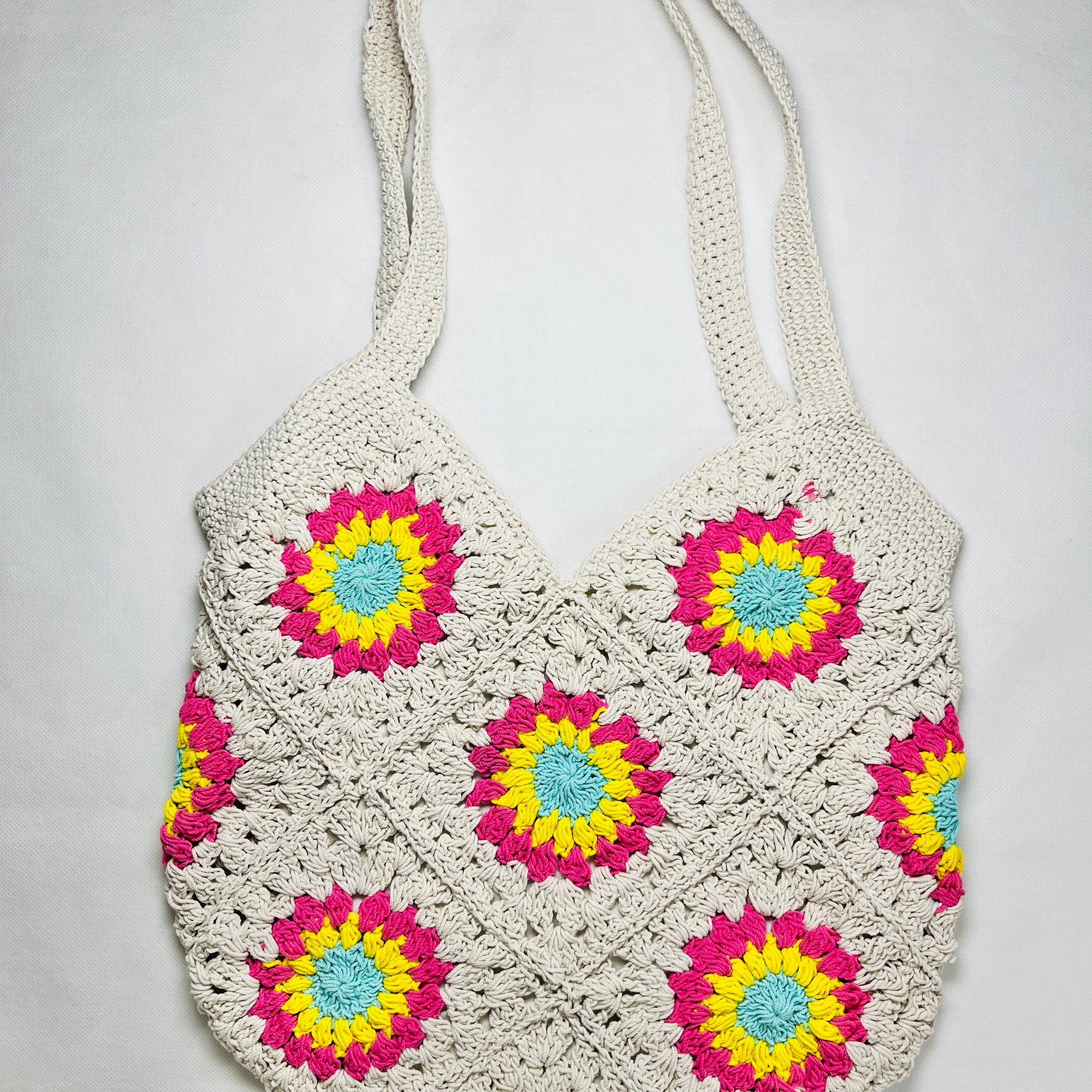 BOLSO CROCHET FLOWER