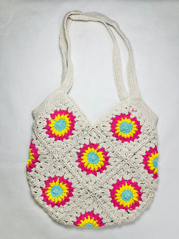 BOLSO CROCHET FLOWER