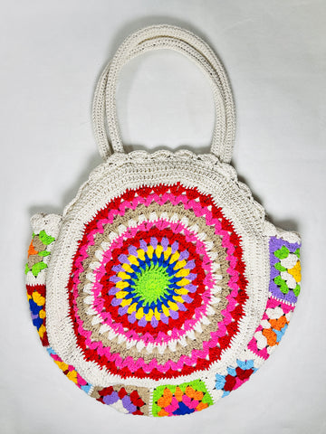 BOLSO CROCHET REDONDO