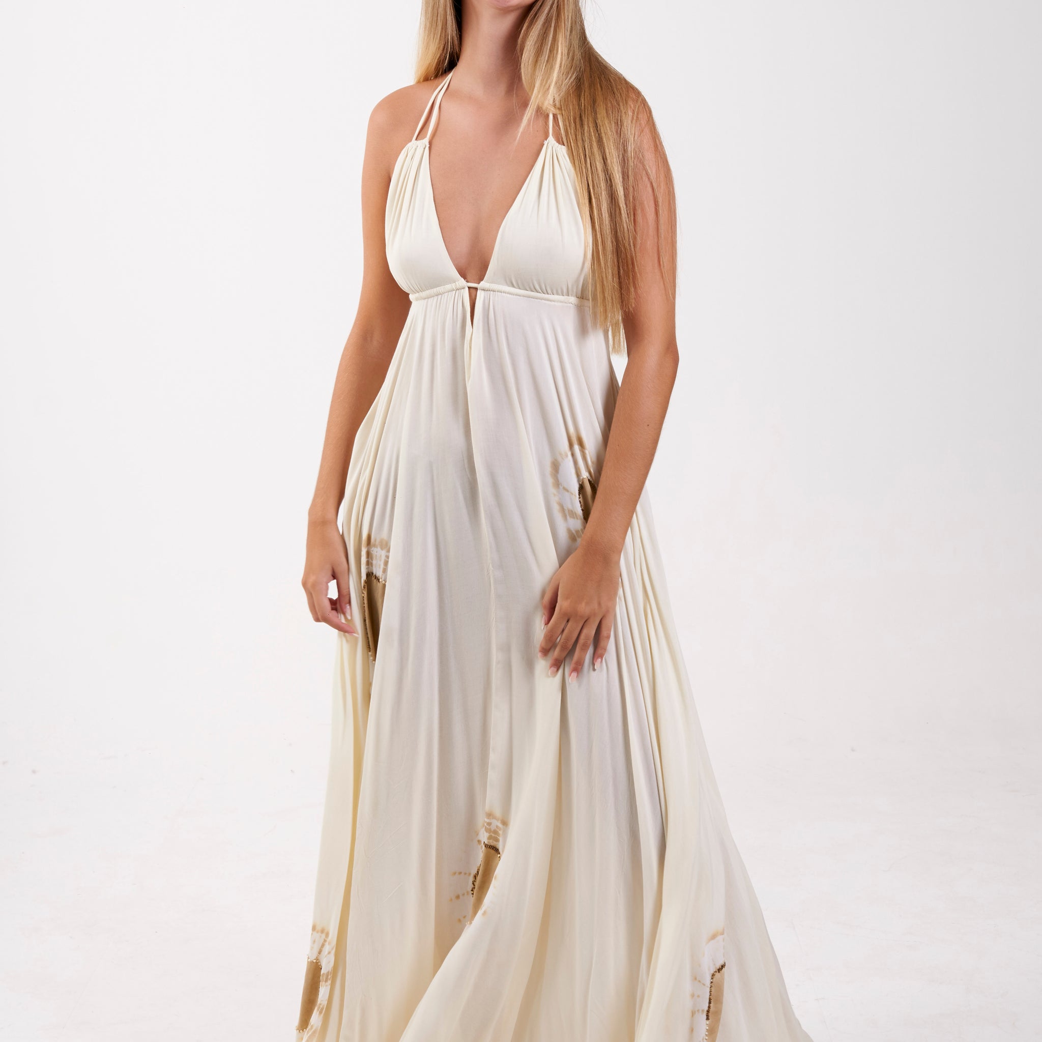 mele beach dresses MALI Open Back Maxi Dress in Red - Summer maxi Dress | Resort Wear main image 1